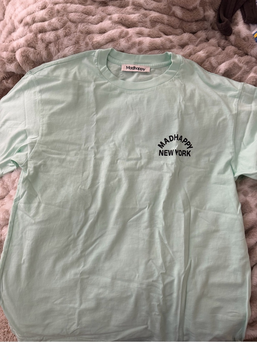 Madhappy NYC EXCLUSIVE Mint Green Logo Short Sleeve Tee